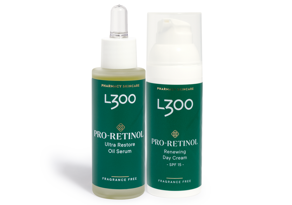 Pro-retinol ihonhoitotuotteita